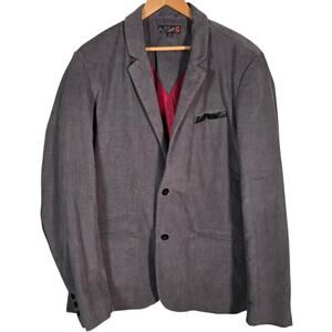 G by Guess Men’s XXL Gray Corduroy Blazer Sport Coat NWOT